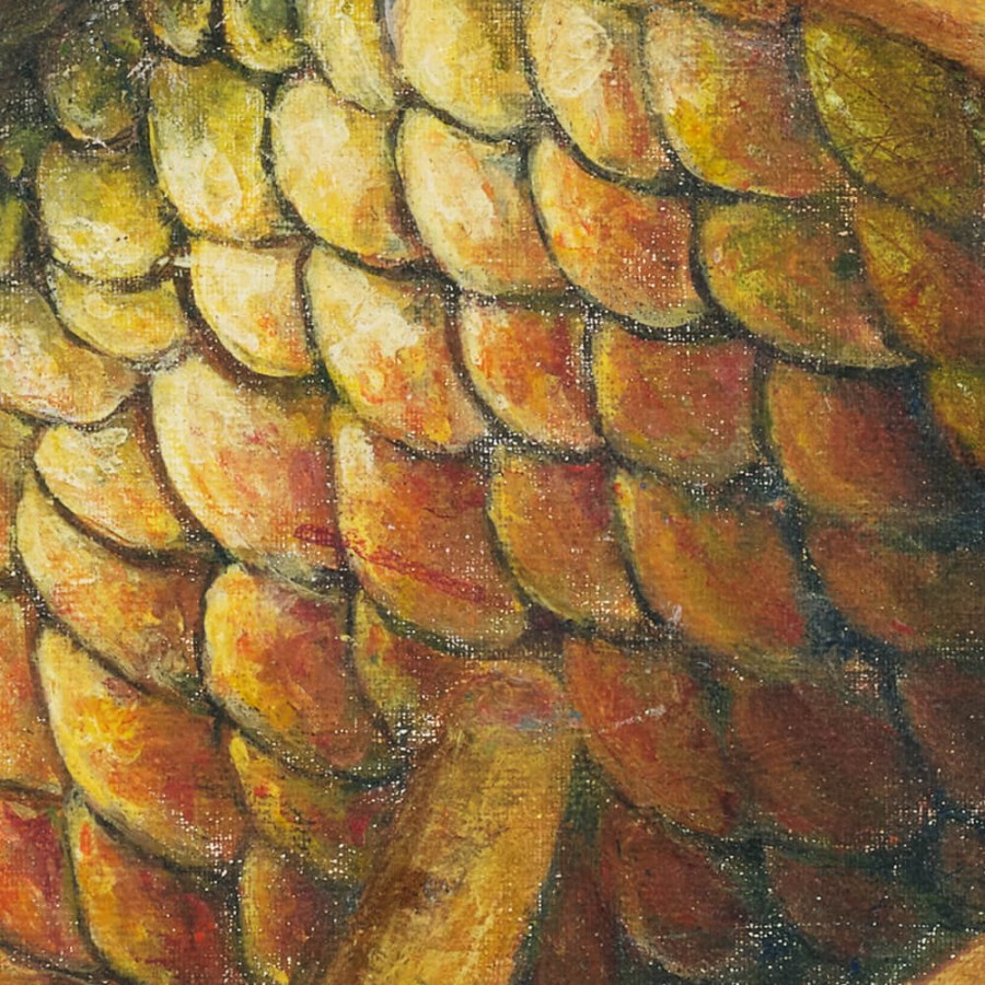 Visa širdimi tikėsiu ir kaip kūdikį mylėsiu [R] 100x100 cm